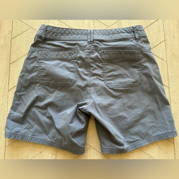 Title Nine Womens Sz 6 Blue Outdoor Hiking Shorts Lightweight Utility Activewear - Picture 2 of 10